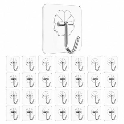 Self Adhesive Wall Hooks - Heavy Duty Wall Hooks for Hanging