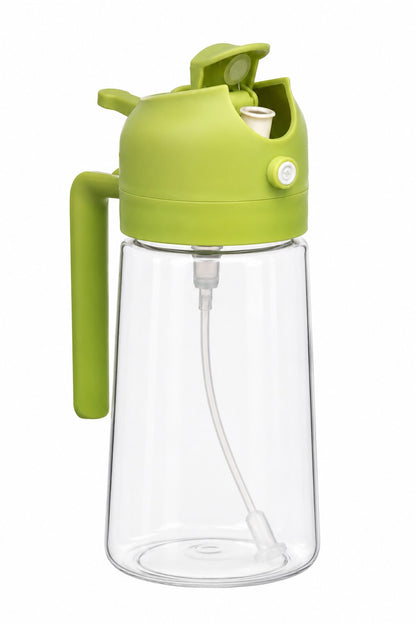 2-in-1 Oil Dispenser for Kitchen with Spray & Pour 500ml